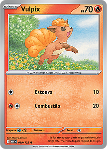 Vulpix (019/132) REV FOIL - Carta Avulsa Pokemon