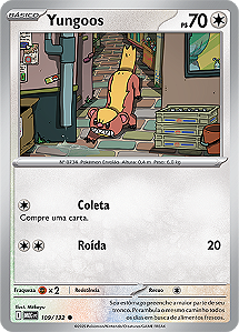 Yungoos (109/132) - Carta Avulsa Pokemon