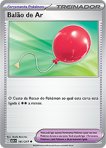 Balão de Ar / Air Balloon (181/217) - Carta Avulsa Pokemon