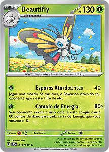 Beautifly (013/217) - Carta Avulsa Pokemon