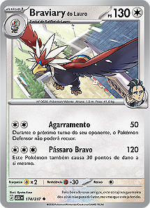 Braviary do Lauro / Larry's Braviary (174/217) - Carta Avulsa Pokemon