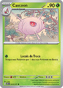 Cascoon (014/217) - Carta Avulsa Pokemon