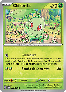 Chikorita (008/217) - Carta Avulsa Pokemon