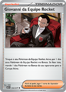 Giovanni da Equipe Rocket / Team Rocket's Giovanni (204/217) - Carta Avulsa Pokemon