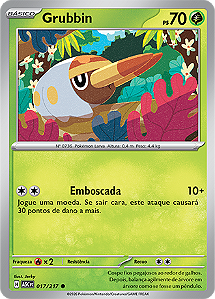 Grubbin (017/217) - Carta Avulsa Pokemon