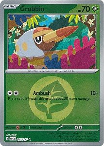 Grubbin (017E/217) REV FOIL - Carta Avulsa Pokemon