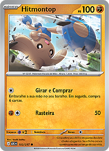 Hitmontop (102/217) - Carta Avulsa Pokemon