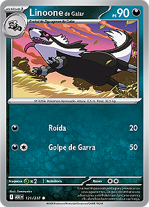 Linoone de Galar Galarian Linoone (131/217) - Carta Avulsa Pokemon