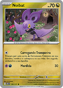 Noibat (156/217) - Carta Avulsa Pokemon
