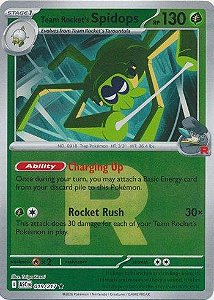 Spidops da Equipe Rocket / Team Rocket's Spidops (019R/217) REV FOIL - Carta Avulsa Pokemon
