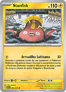 Stunfisk (062/217) - Carta Avulsa Pokemon