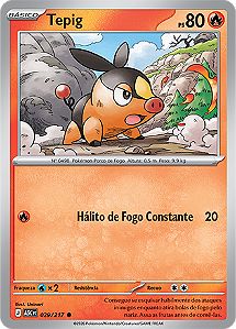 Tepig (029/217) - Carta Avulsa Pokemon