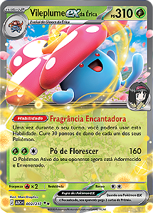 Vileplume ex da Érica / Erika's Vileplume ex (003/217) - Carta Avulsa Pokemon