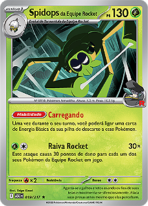 Spidops da Equipe Rocket / Team Rocket's Spidops (019/217) FOIL - Carta Avulsa Pokemon