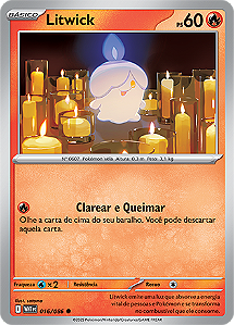 Litwick (016/086) REV FOIL - Carta Avulsa Pokemon