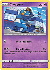 Croagunk (54/147) REV FOIL - Carta Avulsa Pokemon