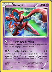 Deoxys (33/108) FOIL - Carta Avulsa Pokemon
