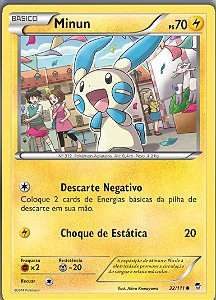 Minun (32/111) - Carta Avulsa Pokemon