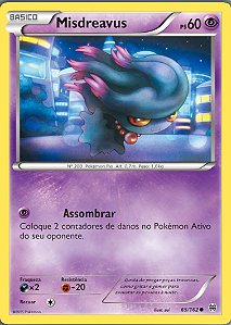 Misdreavus (65/162) - Carta Avulsa Pokemon