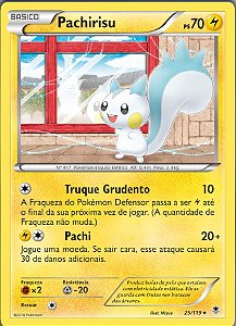 Pachirisu (25/119) - Carta Avulsa Pokemon