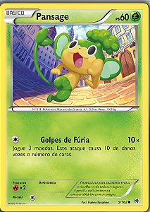 Pansage (5/162) - Carta Avulsa Pokemon