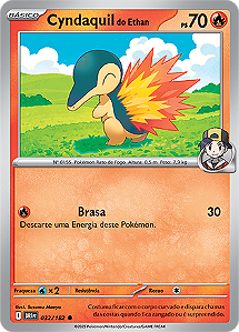 Cyndaquil do Ethan / Ethan's Cyndaquil (032/182) - Carta Avulsa Pokemon