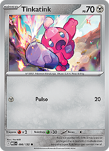 Tinkatink (096/132) REV FOIL - Carta Avulsa Pokemon