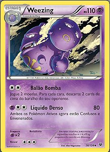 Weezing (28/124) - Carta Avulsa Pokemon