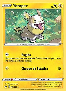 Yamper (73/202) REV FOIL - Carta Avulsa Pokemon