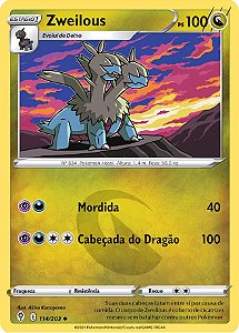 Zweilous (114/203) REV FOIL - Carta Avulsa Pokemon