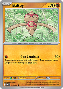 Baltoy (046/086) REV FOIL - Carta Avulsa Pokemon