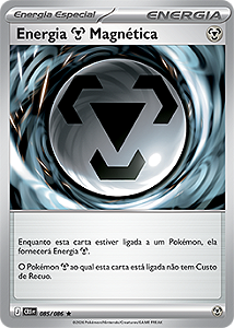 Energia M Magnética / Magnetic M Energy (085/086) REV FOIL - Carta Avulsa Pokemon