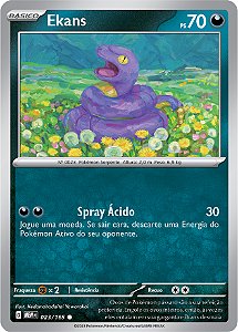Ekans (023/165) - Carta Avulsa Pokemon