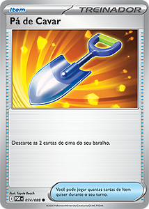 Pá de Cavar / Hole-Digging Shovel (074/088) - REV FOIL Carta Avulsa Pokemon