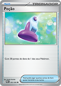 Poção / Potion (083/088) REV FOIL - Carta Avulsa Pokemon