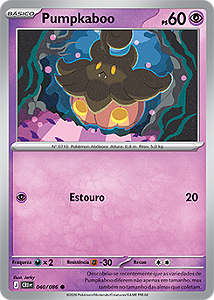 Pumpkaboo (040/086) REV FOIL- Carta Avulsa Pokemon