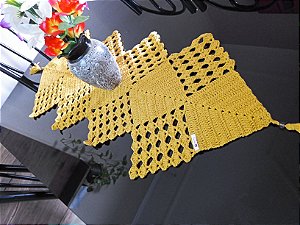 trilho de mesa escama de peixe