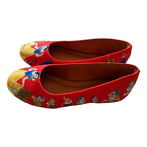 Sapatilha Branca De Neve Sapato Feminino Tamanho 23 Ao 42.