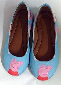 Sapatilha Peppa Pig Tal a Mãe Tal a Filha Sapatilha Feminina Tam. 23 ao 42.