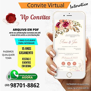 CONVITE INTERATIVO PDF (COM BOTÕES CLICÁVEIS)