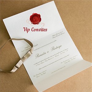 Convite Clássico Chanel Simples