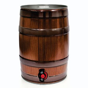 Mini Keg 5l Com Torneira - Estilo Madeira