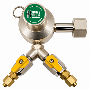 Regulador de Pressão CO2 (HBS - 2 Saídas) - Pré-Calibrado