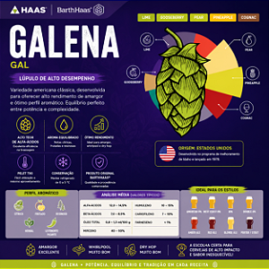 Lúpulo Galena - 1 Kilo - Bartha Haas