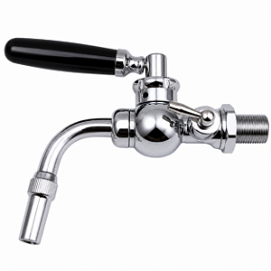 Torneira de Chopp Tcheca HBS Inox Controle Fluxo G5/8".