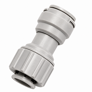 DMfit APSUC0604 União Reta Tubo 3/8" x Cano Inox 1/4" Push-in
