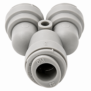 DMfit ATWD0505 Divisor 2 Vias Tubo 5/16" x 5/16" Push-in