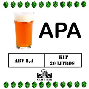 Kit De Insumos Cerveja Artesanal APA 20 Litros