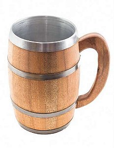 Caneca Artesanal Viking Curva 600 Ml