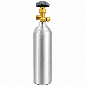 Cilindro de Gás Carbônico CO2 - Aluminio - 0,9 KG - Válvula ABL